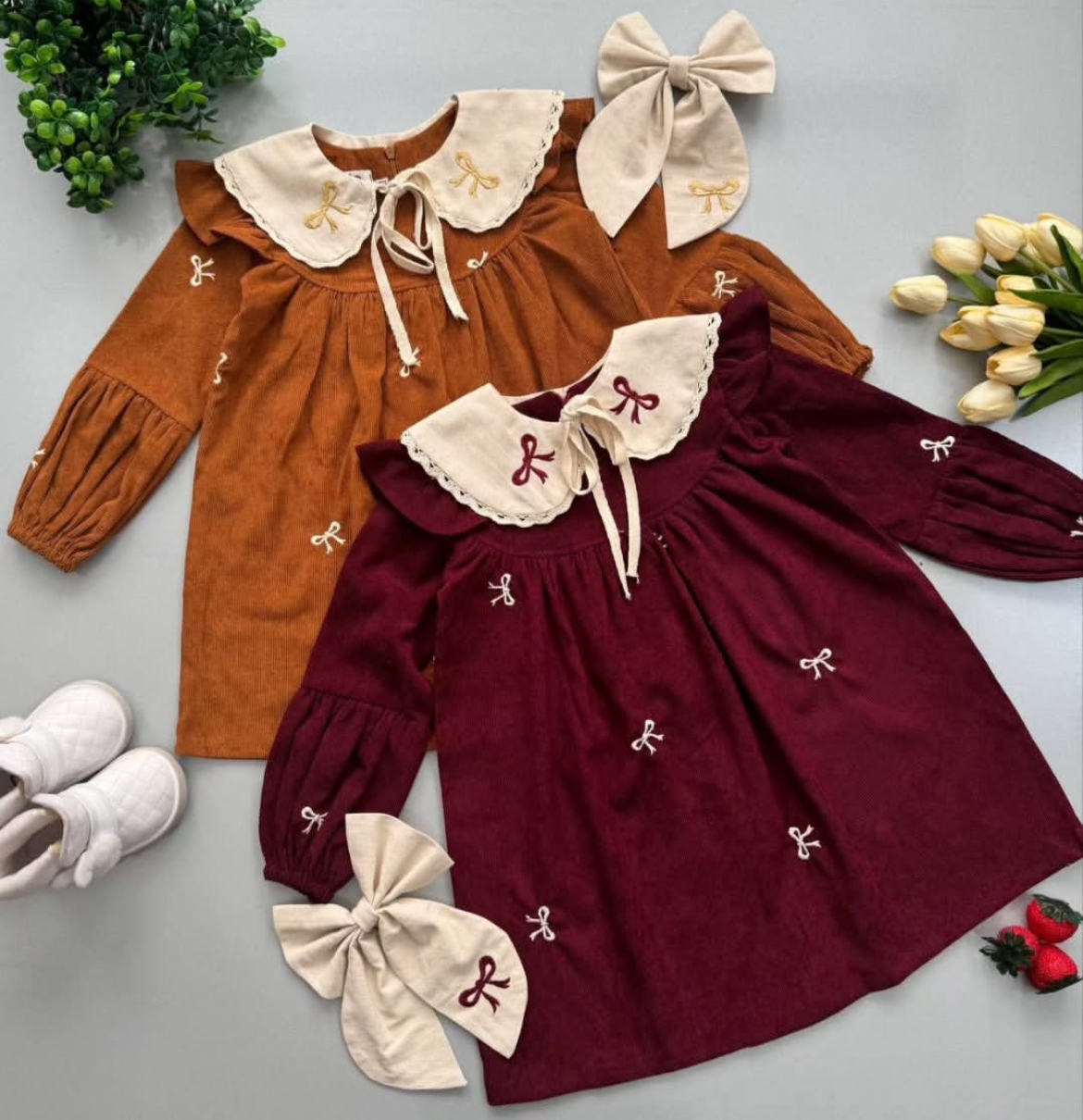 پیراهن دخترانه پاییزی